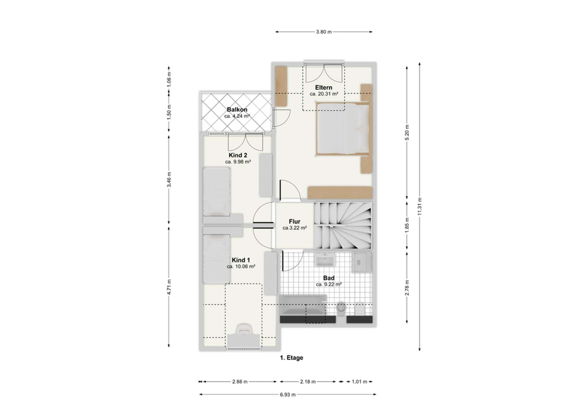 Grundriss DG